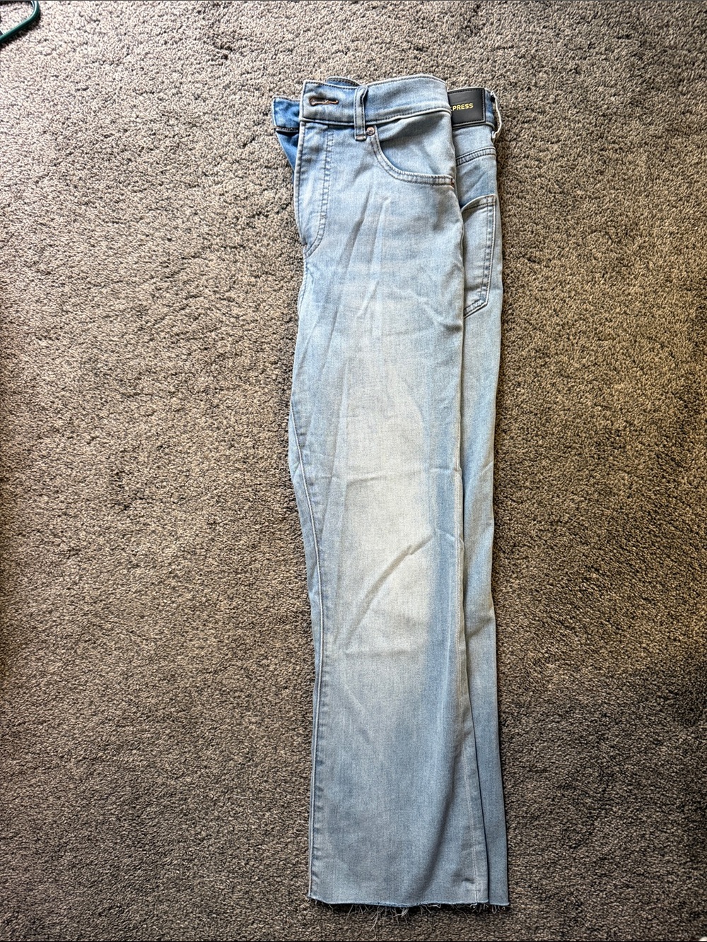 Express woman’s  Light Wash Slim Straight Jeans